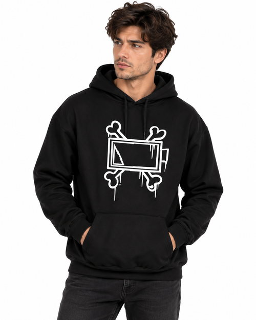 Luvu Unisex Murder Drones Graphic Fleece Pullover Hoodie