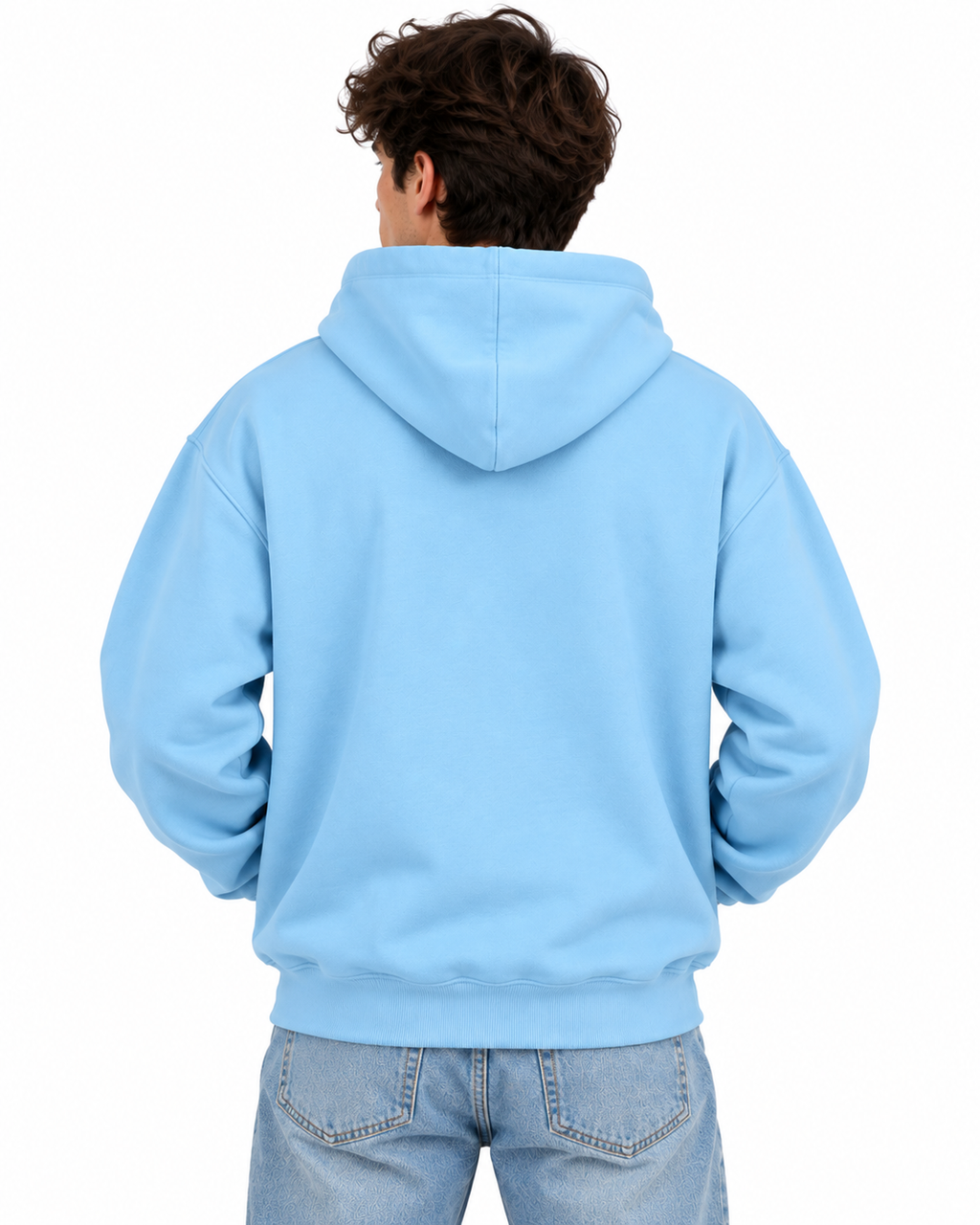 Luvu Woman Fleece Drop Shoulder Pullover Hoodie