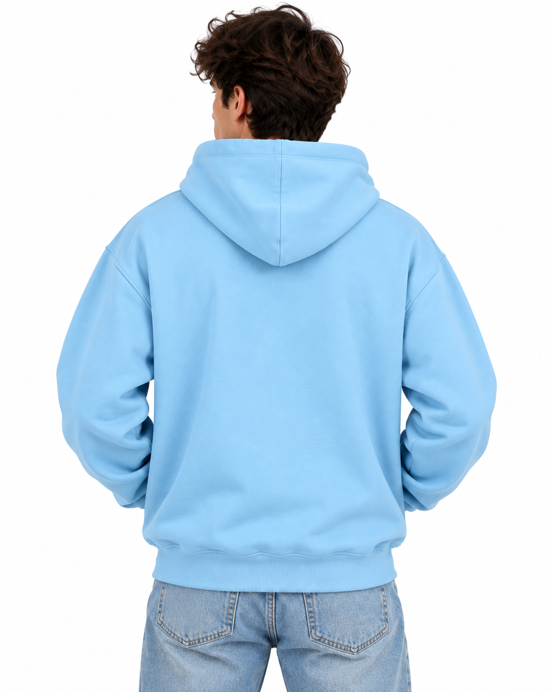 Luvu Woman Fleece Drop Shoulder Pullover Hoodie